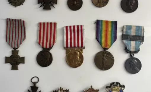 Estimation et Rachat de Médaille Militaire et Insignes Militaires à Cannes